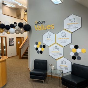 BeMarketing Core Values Wall Display BeMarketing Core Values Wall Display