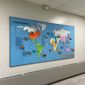 LA SALLE WORLD MAP LA SALLE WORLD MAP